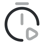 Timer Start SVG Icon